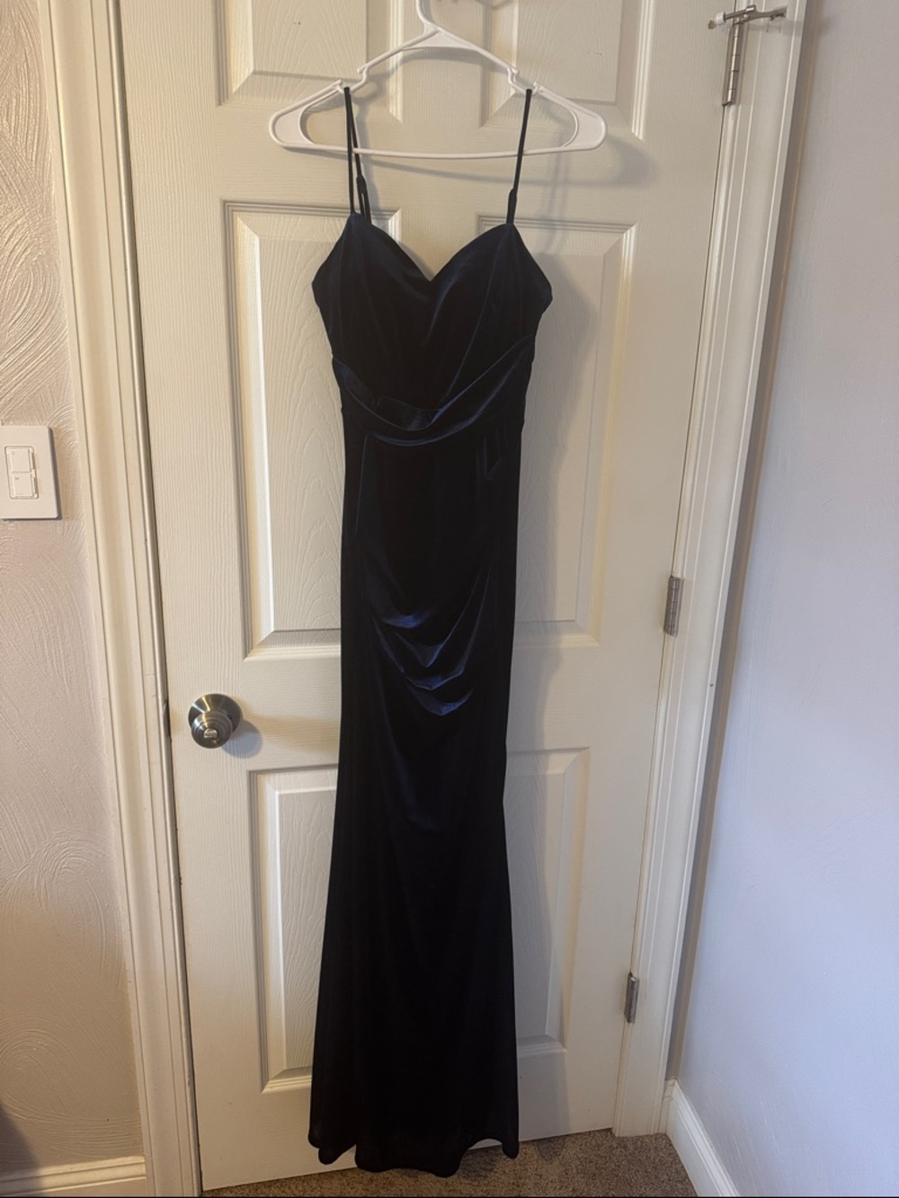 Windsor velvet mermaid formal dress